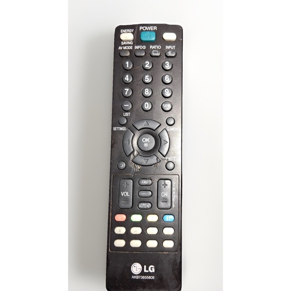 LG‎ AKB73655806 TV Remote Control Black Replacement Unit